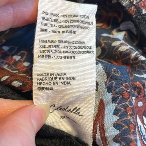 Cleobella Carly Tiered Ankle Dress Cotton Paisley XS - Picture 7 of 10